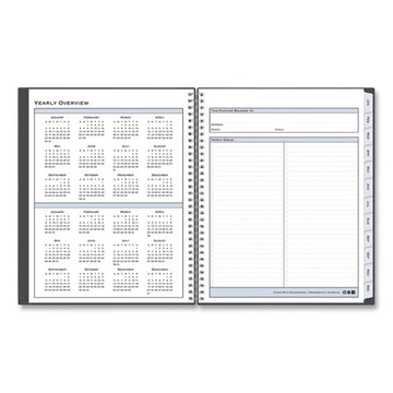 Blue Sky® Passages Appointment Planner, 11 X 8.5, Charcoal Cover, 12-month (jan To Dec): 2022 freeshipping - TVN Wholesale